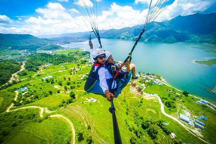 min Paragliding Tandem Flight from Pokhara